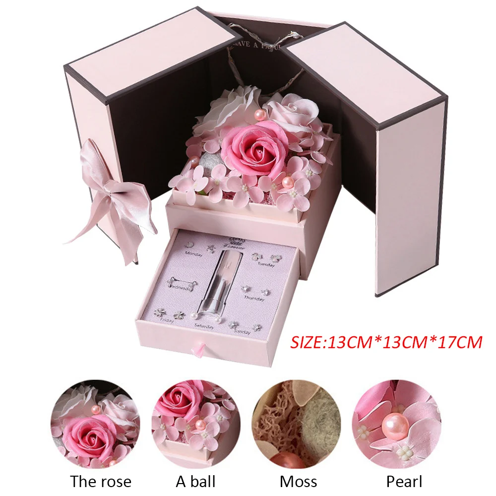 Rose Soap Flower Gift Box Rose Soap Flower Gift Box