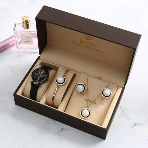 Luxury Ladies Quartz Watch Gift Set