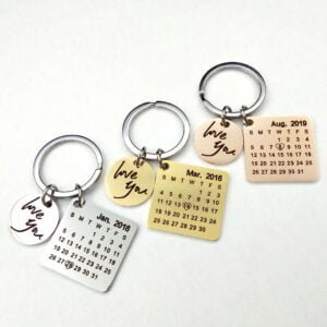 Personalized Keychain Calendar