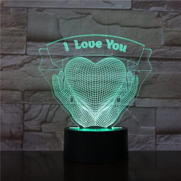 I Love You 3D Night Light