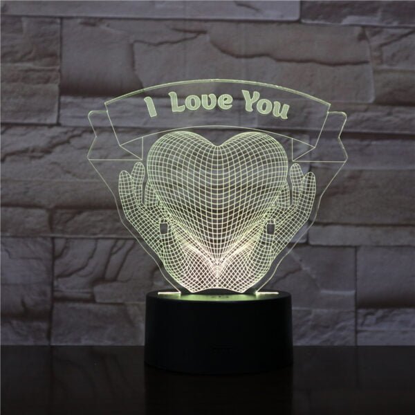 I Love You 3D Night Light