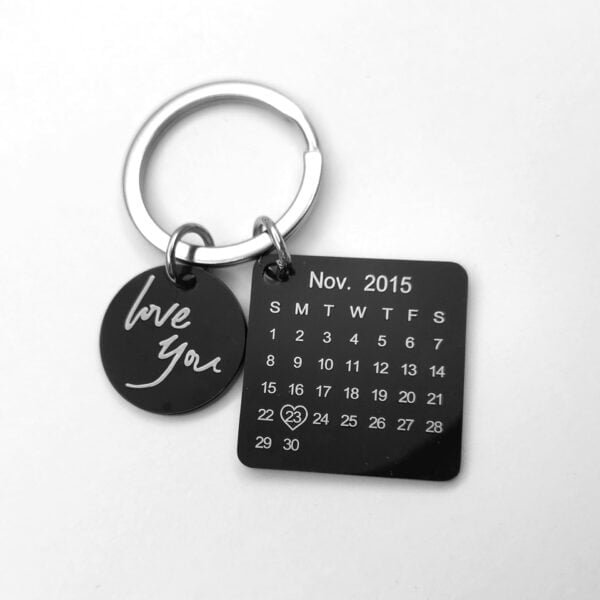 Personalized Keychain Calendar