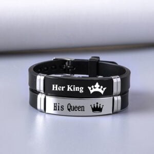 His Queen Her King Couple Goals Bracelet