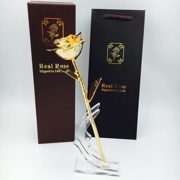 Birthday Gift 24K Full Gold Plated Rose