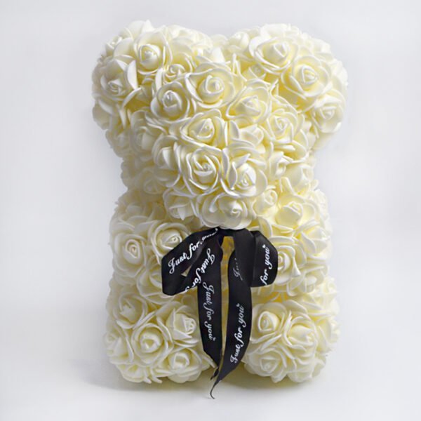 Flower Rose Teddy Bear With Gift Box