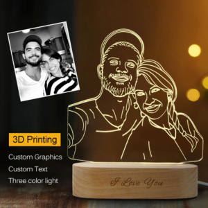 3D Night Light With Photo